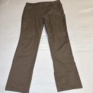 Toad & Co Mission Ridge 5 Pocket Lean Brown Pants Organic Cotton Mens 36X32 EUC